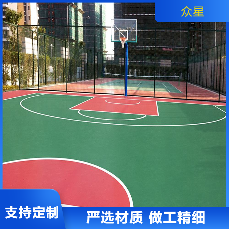 周口市EPDM颗粒篮球场硅PU - 厂家